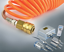 测量压缩空气的露点和压力